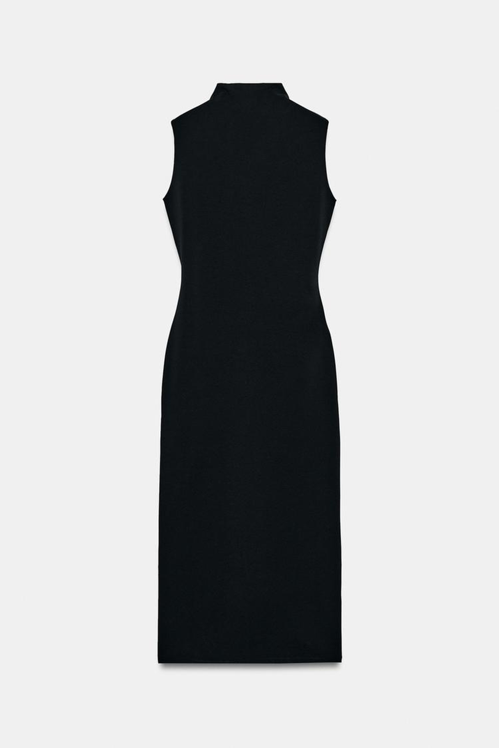 ZARA ПЛАТЬЕ С ОТКРЫТОЙ СПИНОЙ, ЧЕРНЫЙ