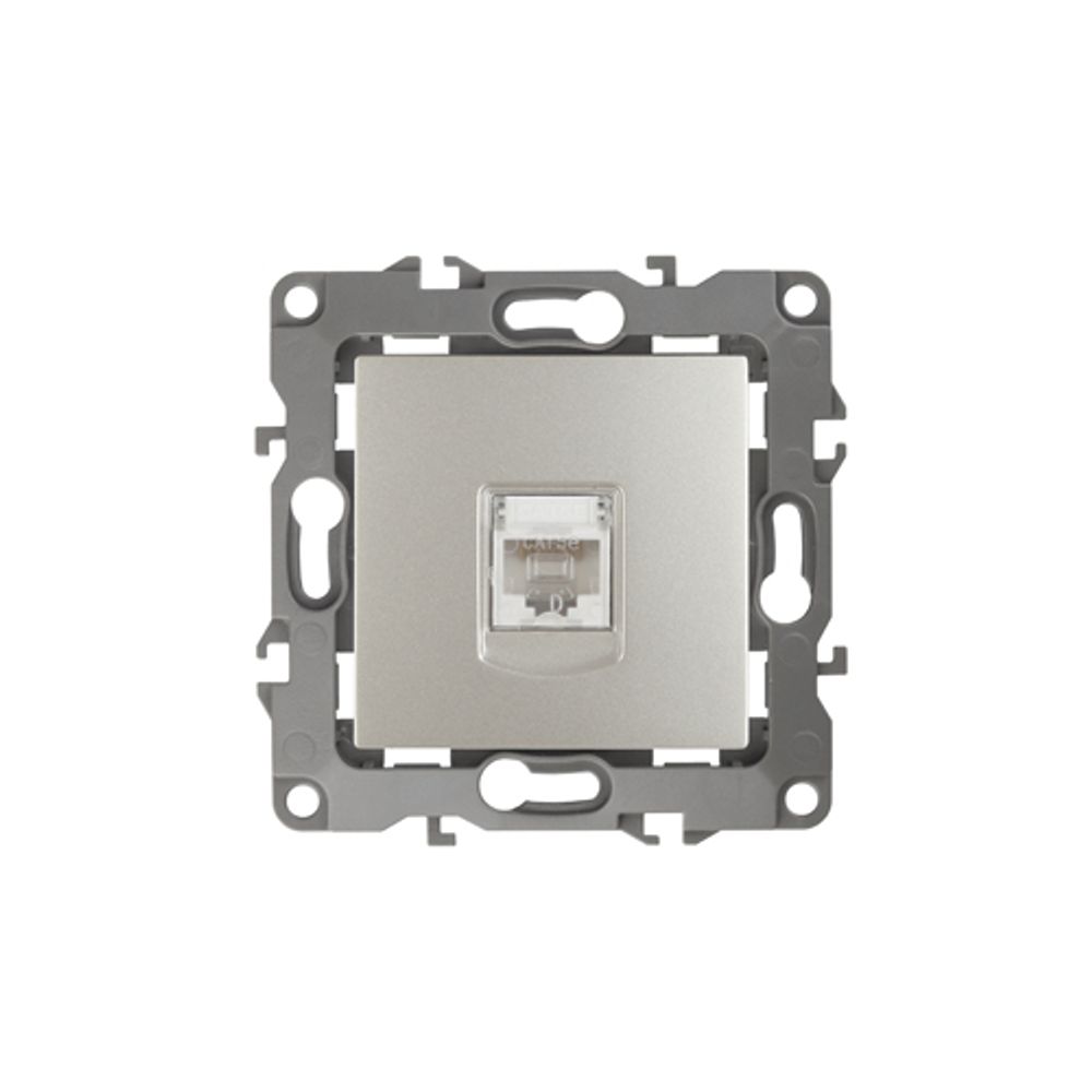 12-3107-15 ЭРА Розетка информационная RJ45, IP20, Эра12, перламутр | Эра 12 Перламутр