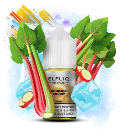 ElfLiq - Rhubarb Snoow (5% nic, 30ml)