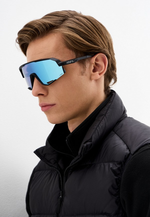 Спортивные очки с диоптриями 100% Slendale / Matte Black / HiPER Blue Multilayer Mirror