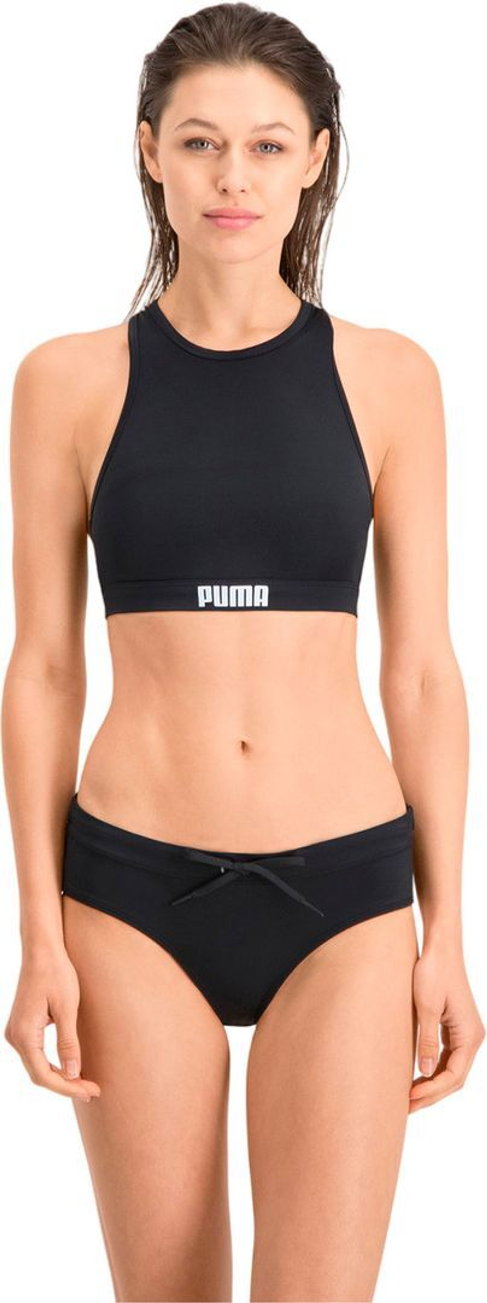 Купальник (верх) PUMA SWIM WOMEN RACERBACK SWIM TOP 1P black
