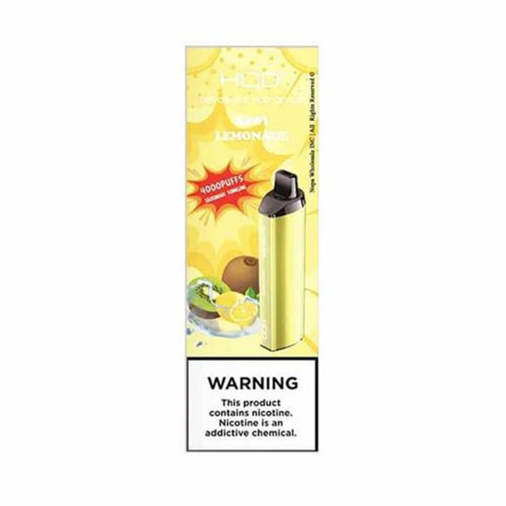 Одноразовая электронная сигарета HQD Cuvie Air- Kiwi Lemonade (Киви-Лимонад) 4000 тяг