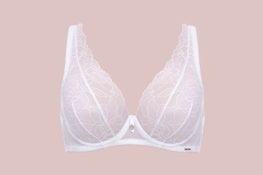 Белый бюстгальтер-бралетт Glow (Размер: 75C) (Цвет: белый)