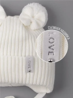 Шапка вязаная демисезонная для девочки