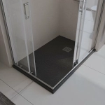 Душевой поддон BelBagno UNO TRAY-MR-UNO-AH-120/90-35-NERO-CR 120х90 черный