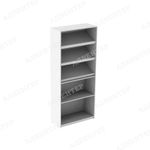 Шкаф полуоткрытый с наклонными полками