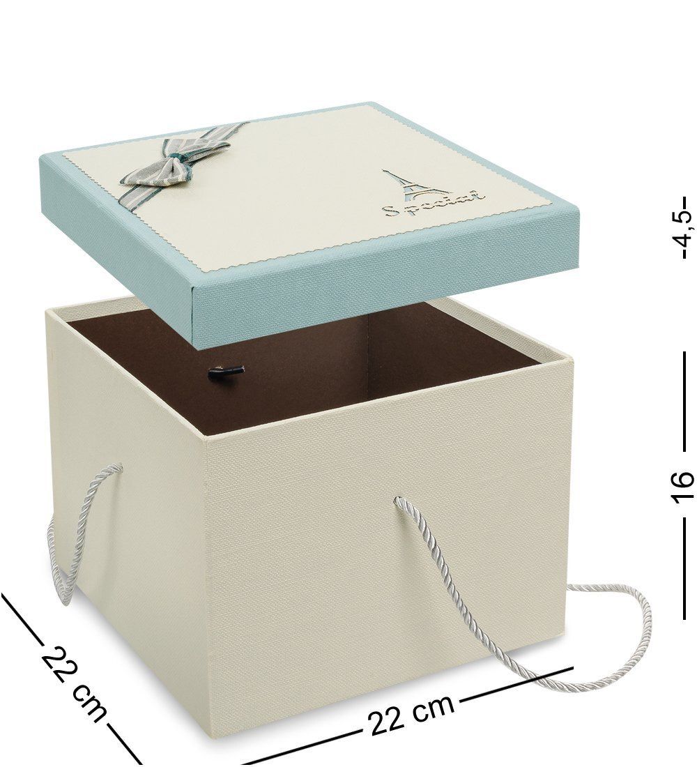 Packing Symphony WF-83-B Набор коробок из 3шт «Квадрат» цв.беж./голуб.