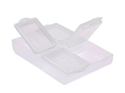 Контейнер для мелочей «ЭКСПЕРТХАУС», прозрачный, 6.4*4.4*1.3см