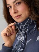 Костюм с брюками КБ-184/графит-плетистаяроза