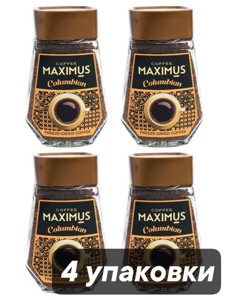 Кофе растворимый Maximus Columbian 95 г x 4 шт
