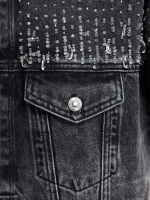 Жакет джинсовый WET ASPHALT, черный