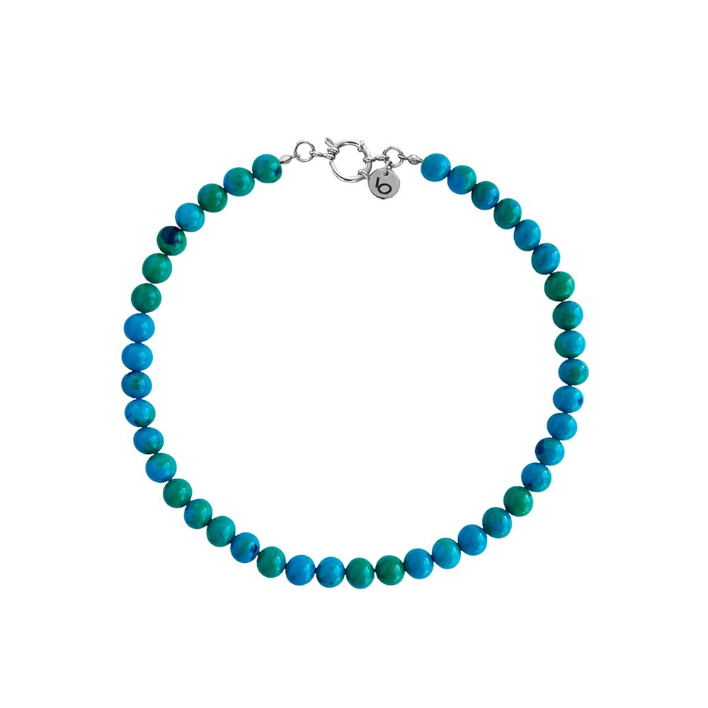 Колье Wind из бусин камня