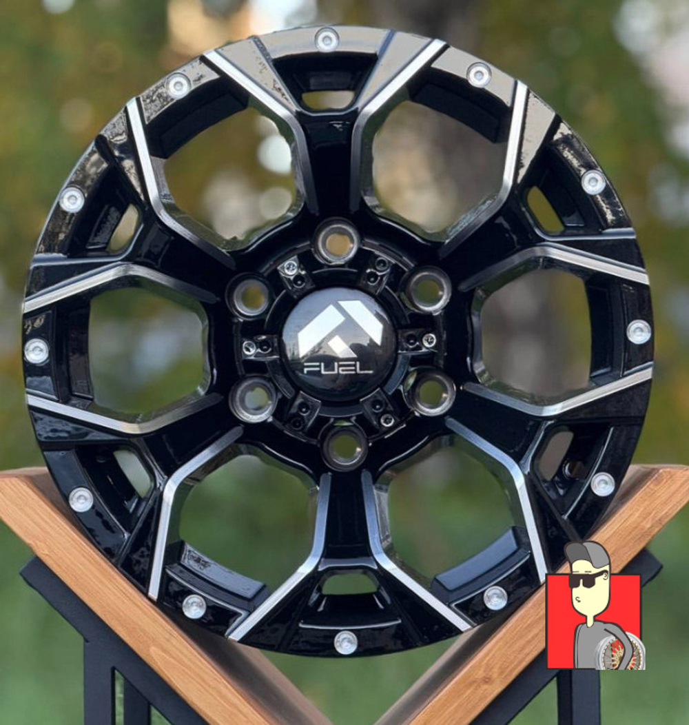 Комплект дисков Fuel Off-Road 15x8 et-10 6x139.7