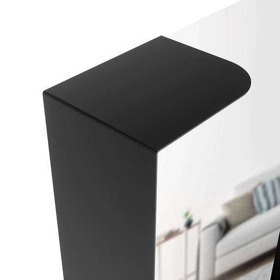 Зеркало с полками Alcove 77x55 см черное