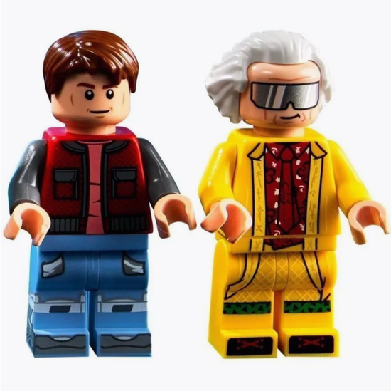 Конструктор Делореан Back to the Future 1872 детали