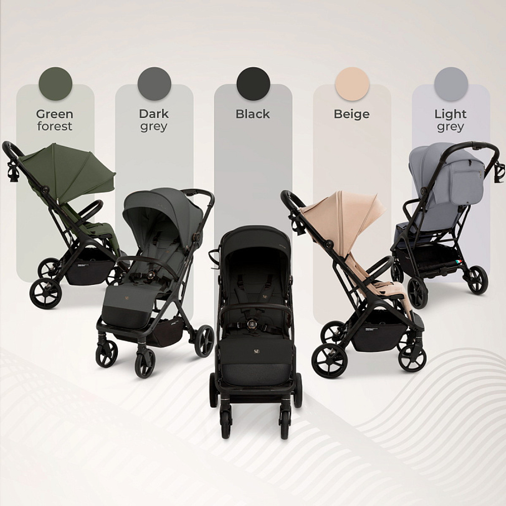 Прогулочная коляска Sweet Baby Aura Plus Dark Grey