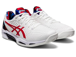 Мужские кроссовки теннисные Asics Solution Speed FF 2 Clay L.E. - white/classic red