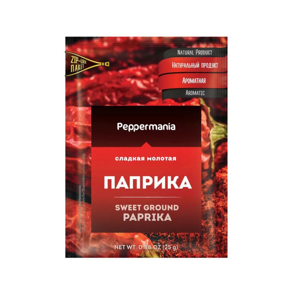 Паприка сладкая молотая, Peppermania, 70г