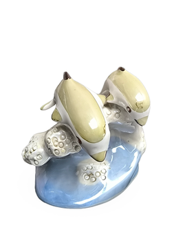 Статуэтка (миниатюра) "Дельфины" Сысерть СССР