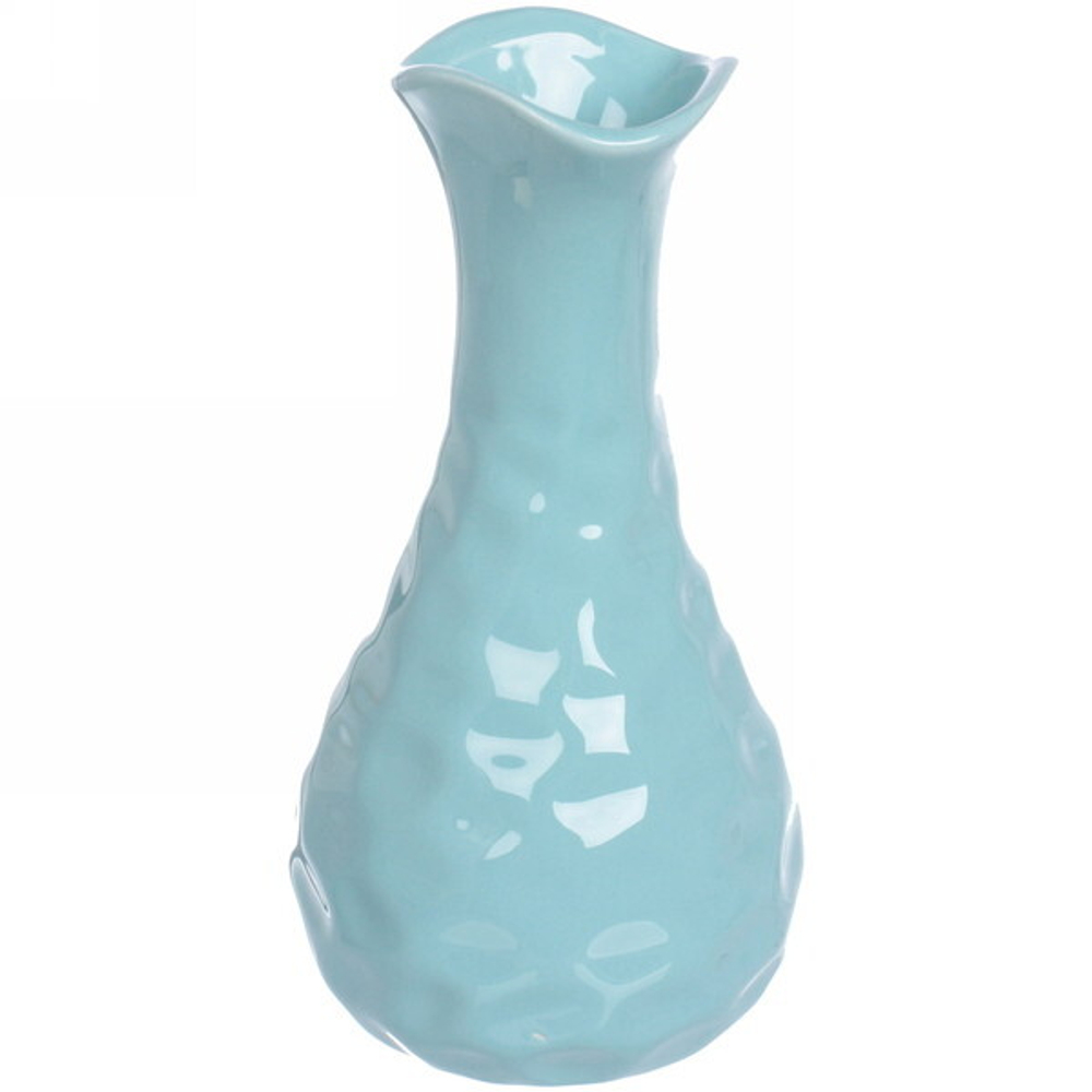 Ваза из керамики «Crispy-Алекс» 17см цвет голубой