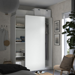 Шкаф-купе PAX HASVIC IKEA комбинация с 3 полками (белый)  170*50*260