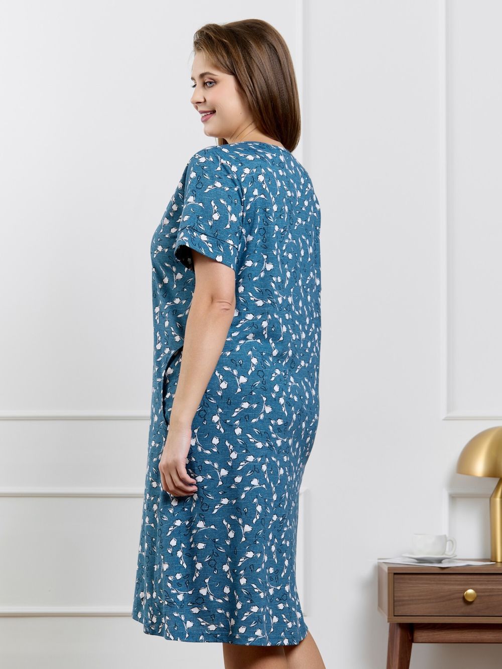 Халат Элит Виотекс ИНДИГО