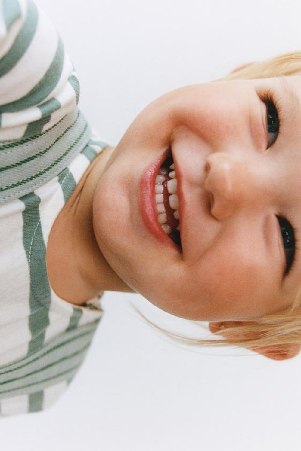 ZARA БОДИ В ПОЛОСКУ, ЭКРЮ/ЗЕЛЕНЫЙ