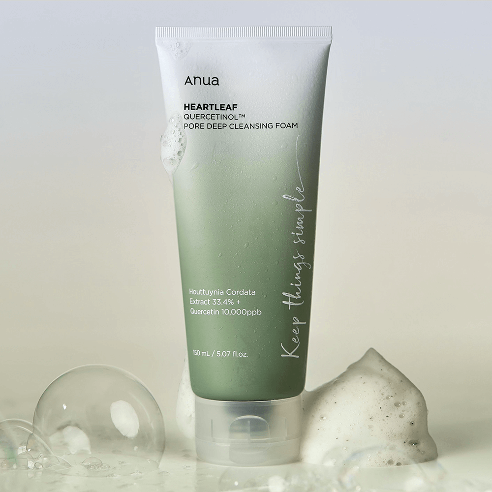 Пенка-скраб с кверцетинолом для очищения пор Anua Heartleaf Quercetinol Pore Deep Cleansing Foam 150 мл