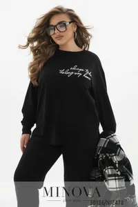 Костюм 2478-черный Minova