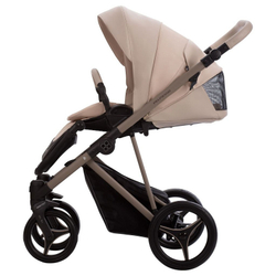 Детская коляска Bebetto Pelpasso Pro 3 в 1 с автокреслом Avionaut Cosmo 02 св.бежевая кожа