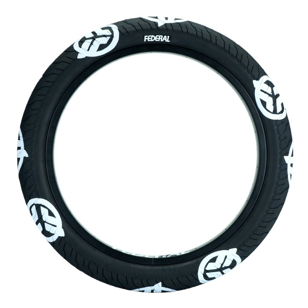 BMX Покрышки Federal Command Low Pressure (LP) Black/White logos 20"x2.4" / 60psi