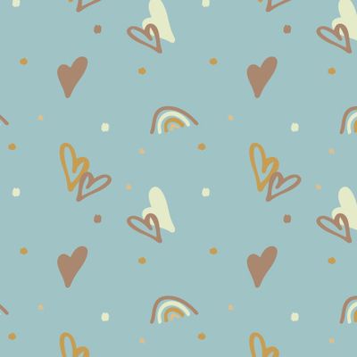 Бохо паттерн сердце