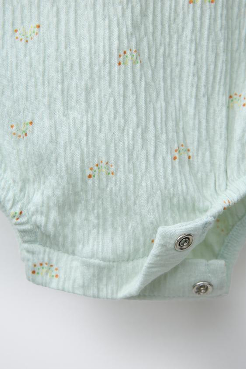 ZARA БОДИ С ЗАПАХОМ И ПРИНТОМ «РАДУГА», ЦВЕТ МОРСКОЙ ВОЛНЫ