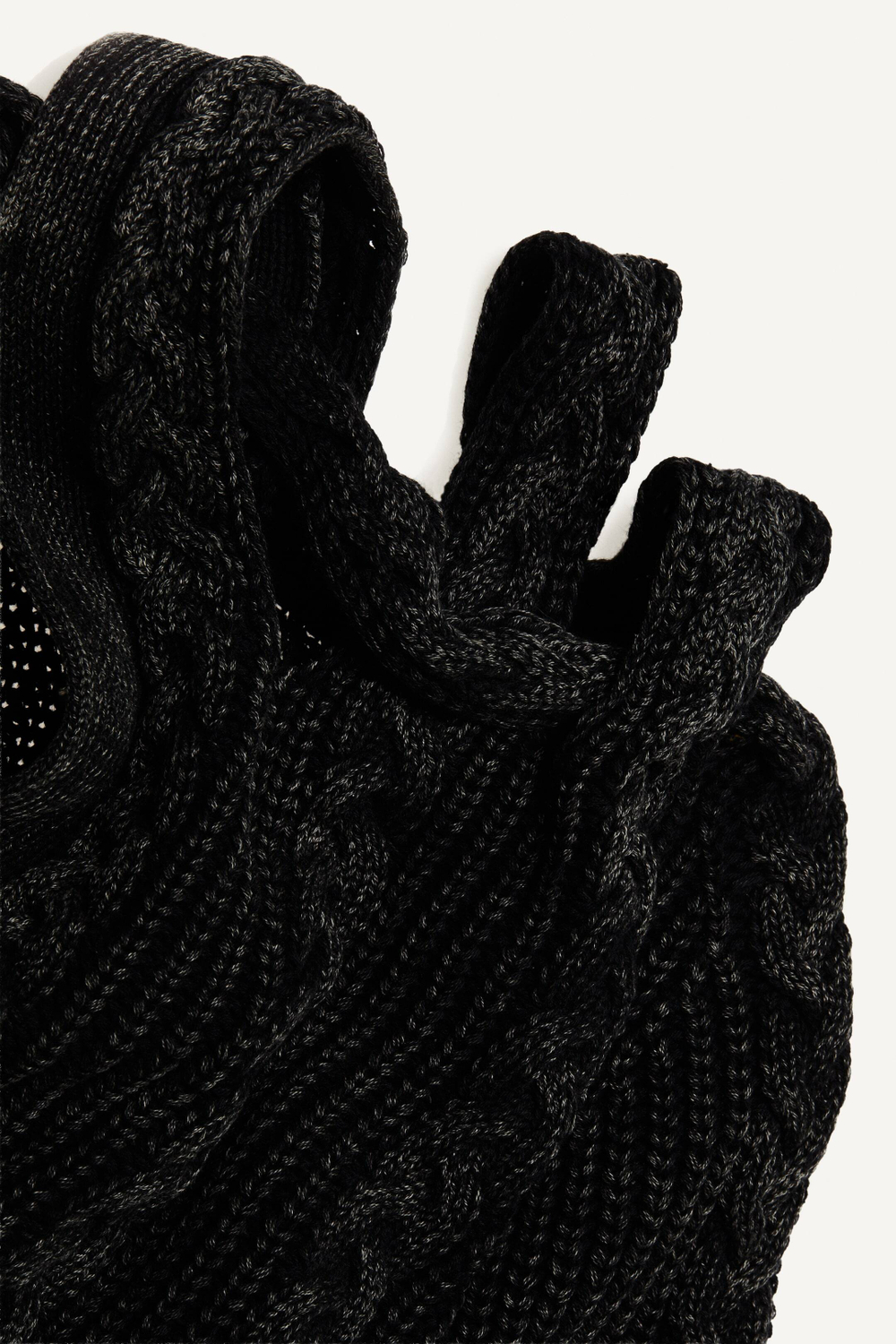 H&M - Glenn Martens Вязаный кардиган, черный