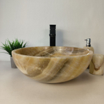 Раковина из оникса Bowl Sunset BO-66083 40*40*15 из натурального камня