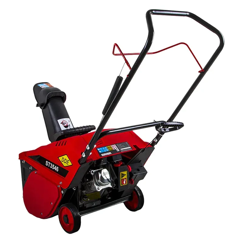 DDE ST3546 бензиновый снегоуборщик 3.5 л.с. ковш 46 см, выброс 10 м 792-711