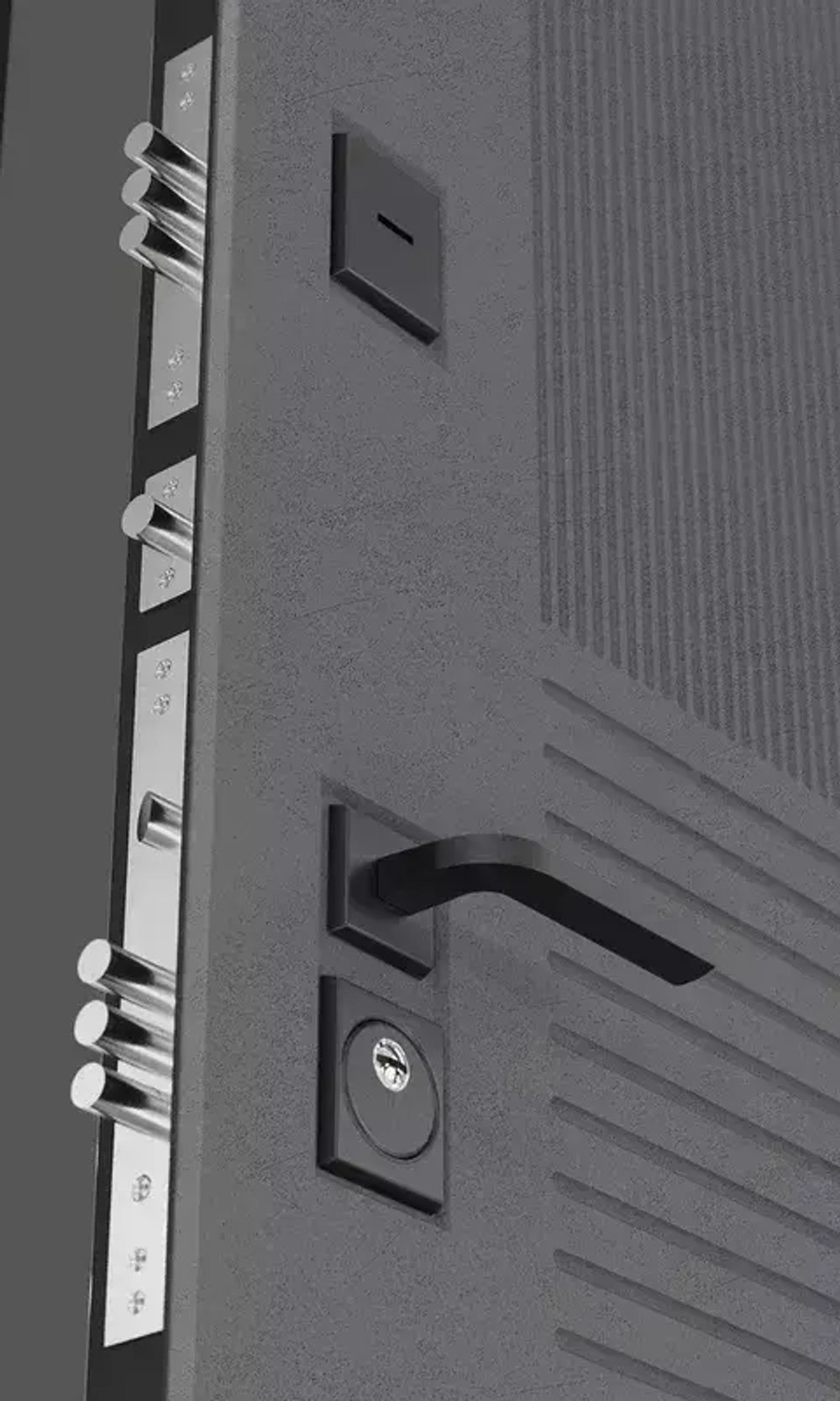Входная металлическая дверь Бункер HIT Хит B-05/ АМСТРОД Белый софт рельеф