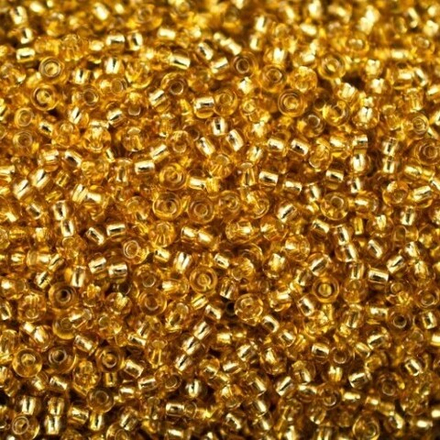 Бисер Preciosa №10 арт.17020 уп.5гр. золотистый