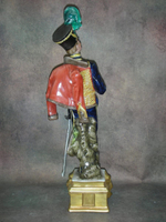 Статуэтка. Фарфор. Солдат. Гусар. Capodimonte. Италия