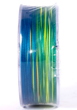 Леска плетёная WFT KG STRONG Multicolor 600 м, 0.39 мм