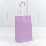 Пакет подарочный 13х21х8см (Сиреневый, Крафт)