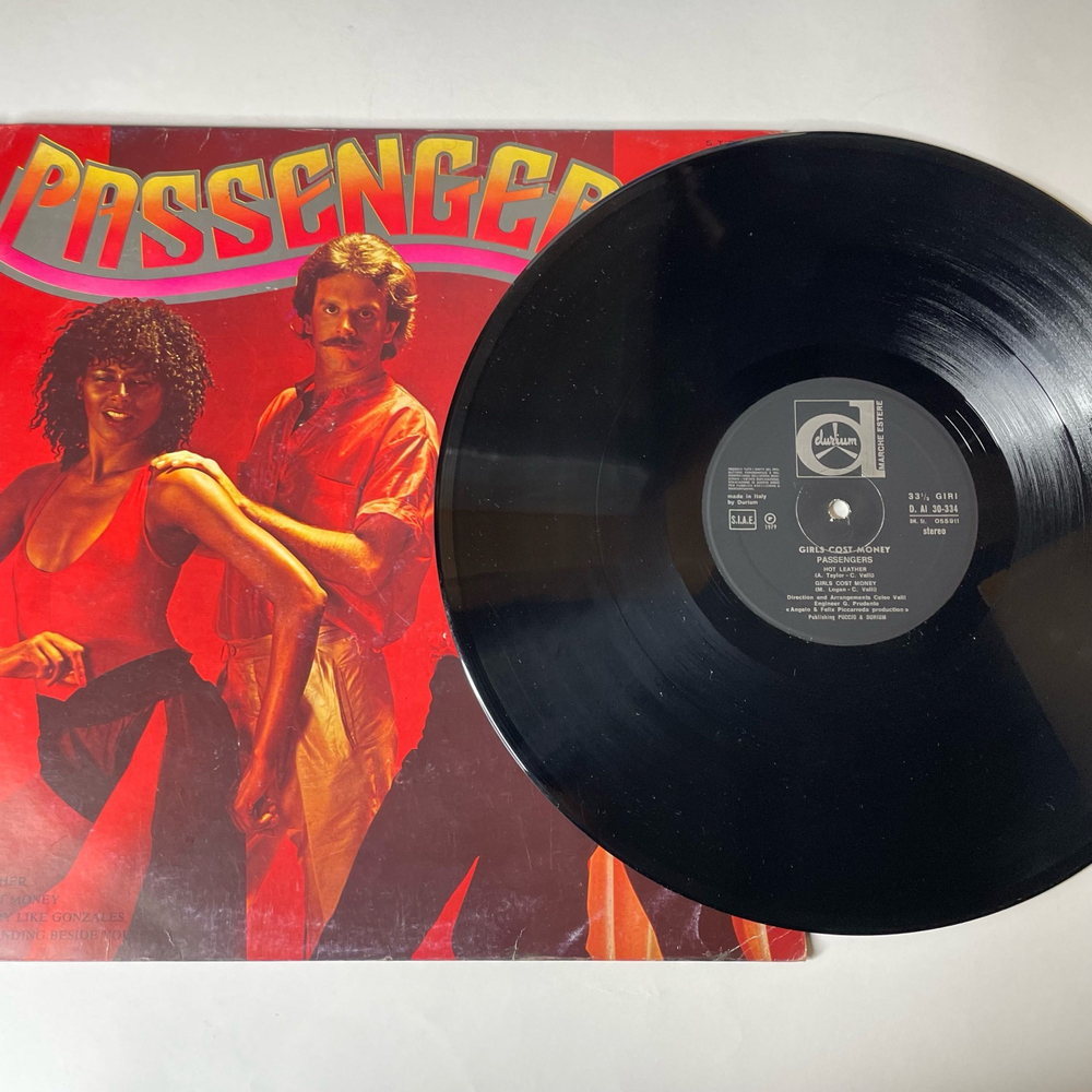 Винтажная виниловая пластинка Passengers Girls Cost Money (Италия 1979)