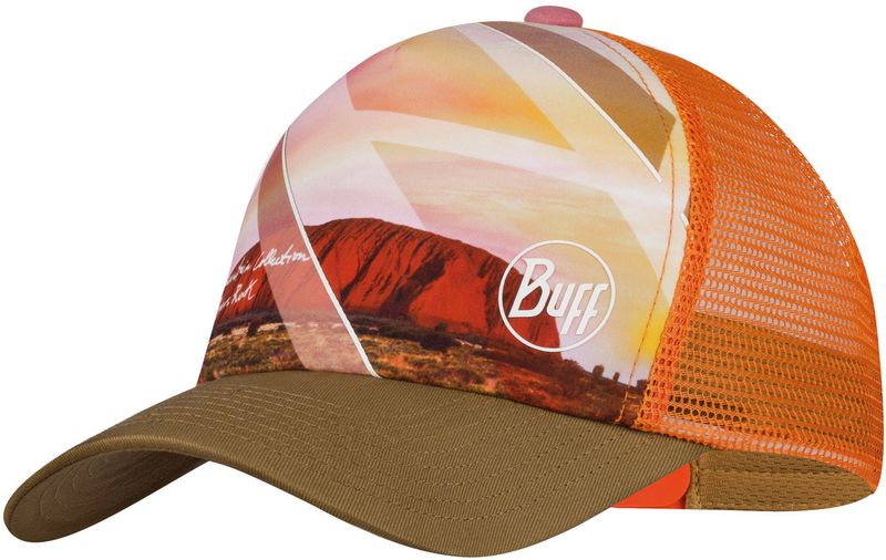 Кепка-бейсболка Buff Trucker Cap Ayers Camel Фото 1