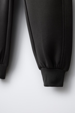 ZARA СПОРТИВНЫЕ БРЮКИ-ДЖОГГЕРЫ , КОРИЧНЕВЫЙ