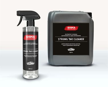 SHIMA DETAILER STRONG TAR CLEANER Цитрусовый очиститель битума, смол и дорожных реагентов 500мл.