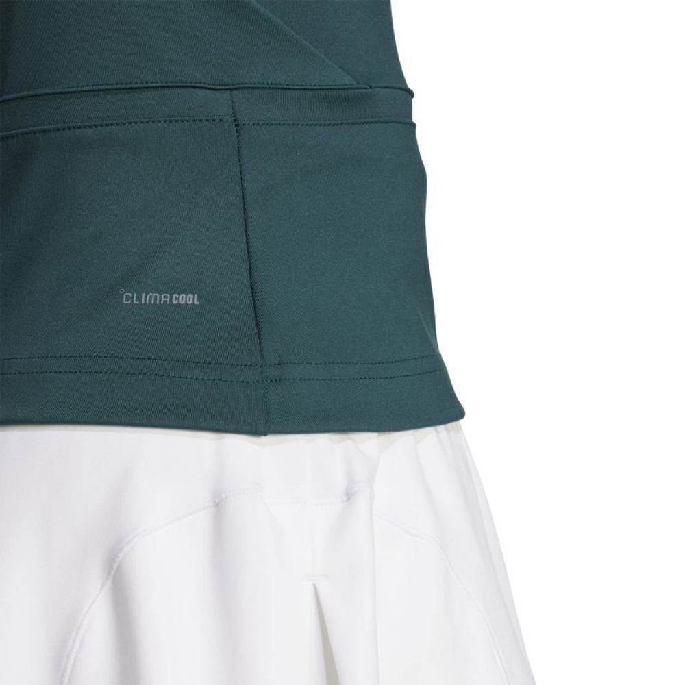 Женский топ теннисный Adidas Climacool Mid-Length Y-Tank - aurora ivy