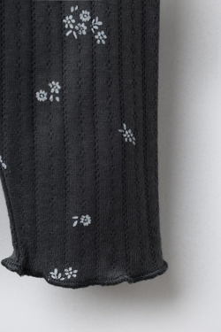 ZARA ЛЕГИНСЫ С ЦВЕТОЧНЫМ ПРИНТОМ, ТЕМНЫЙ АНТРАЦИТ