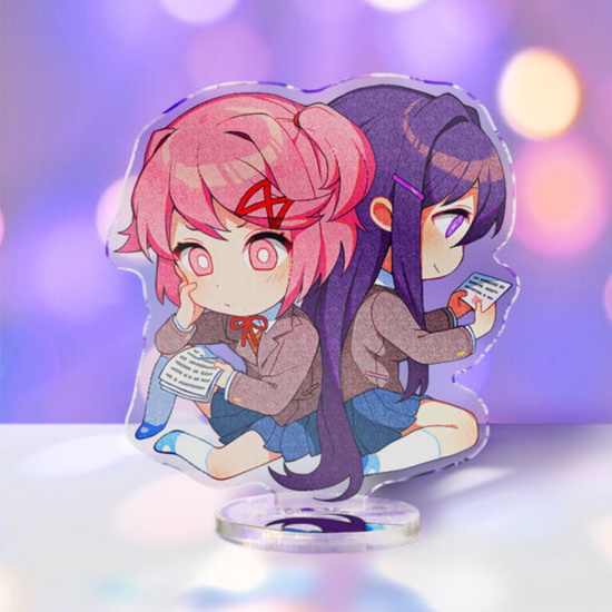 Фигурка акриловая Доки Доки Литературный Клуб Нацуки и Юри, Doki Doki Literature Club