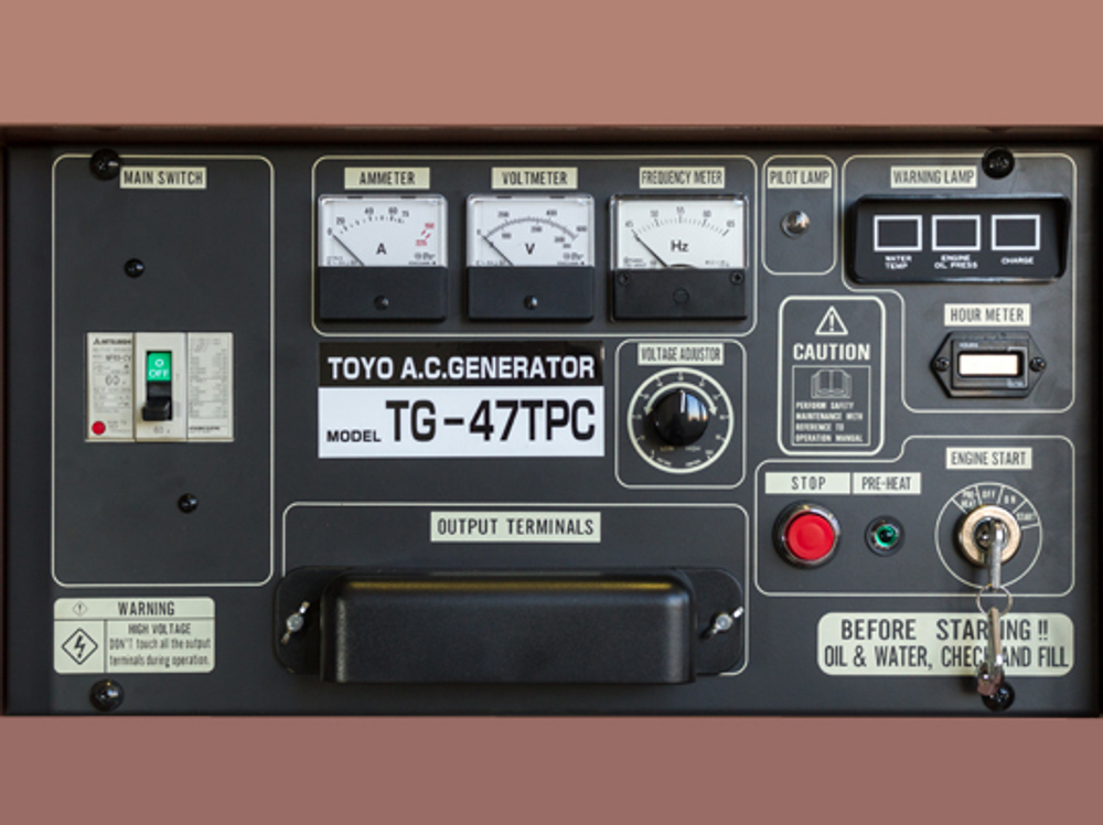 Дизельный генератор TOYO TG  47 TPC