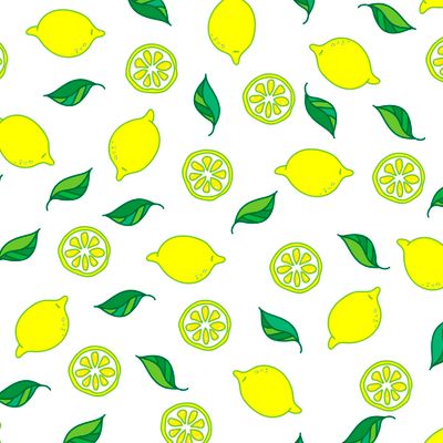 Лимоны на белом